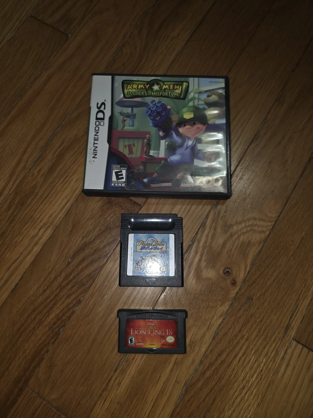VINTAGE LOT GAMES Nintendo Advance DS Army Men Lion King 1 1/2 Army Men Lionking